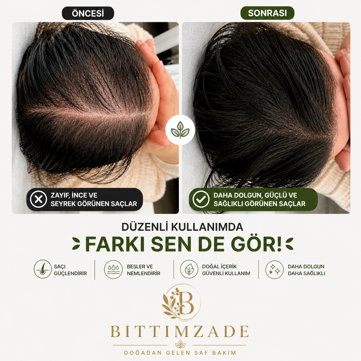 Bıttımzade 3’lü Saç Bakım Seti