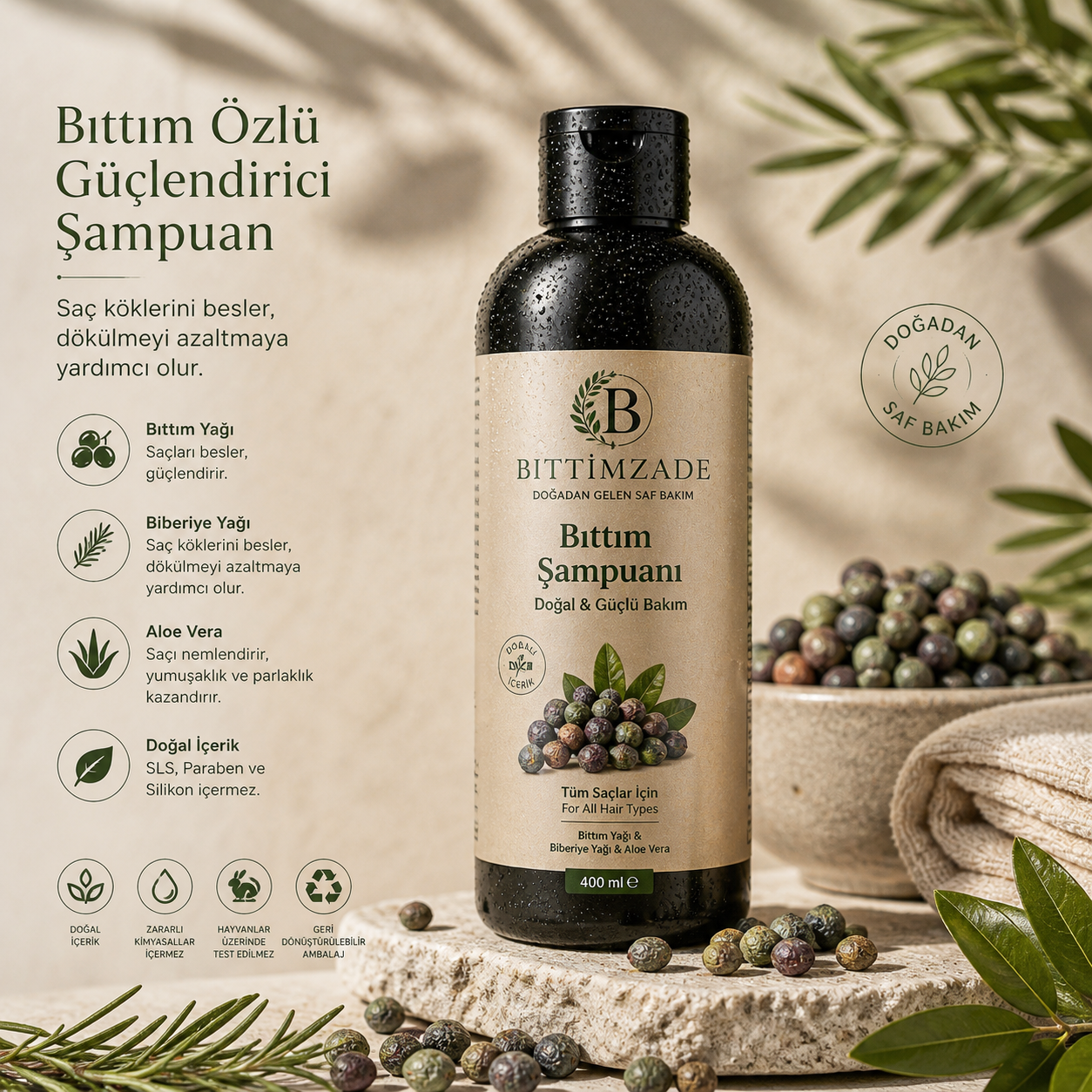 Bıttımzade 3’lü Saç Bakım Seti